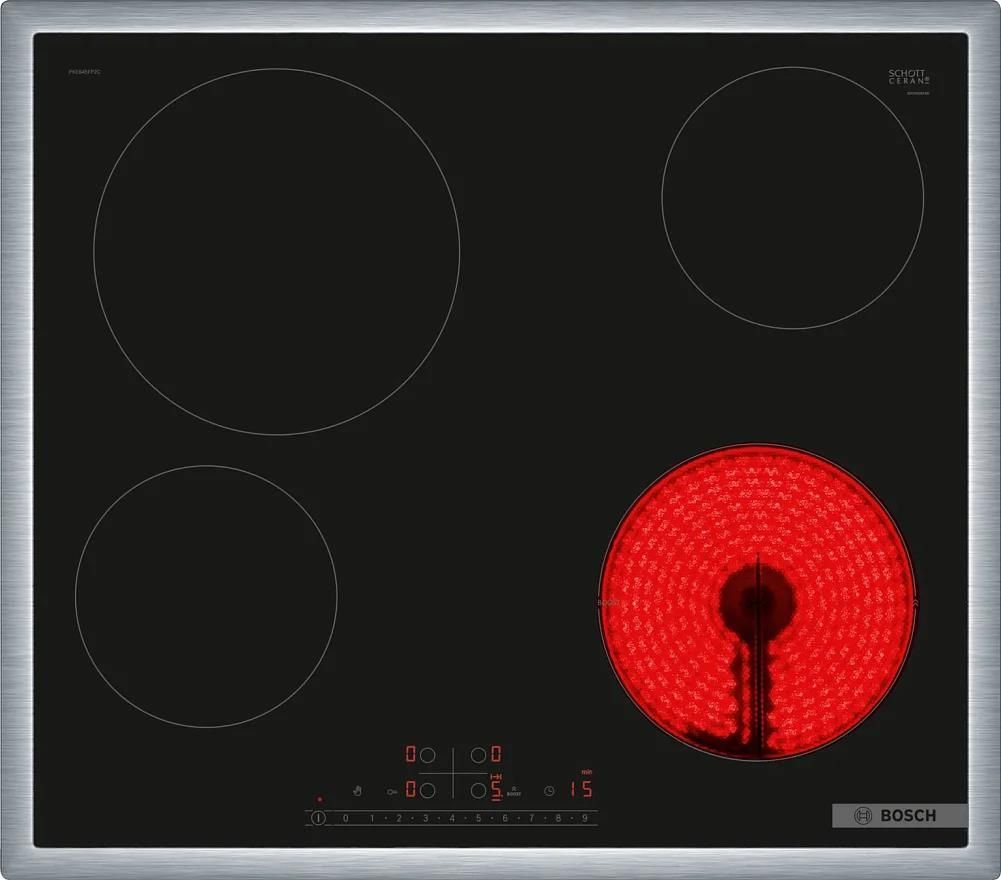 Варочная панель Bosch PKE645FP2E (черный)(электрическая варочная поверхность)