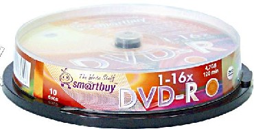 SMARTBUY (SB000128) DVD-R 4, 7GB 16X CB-10