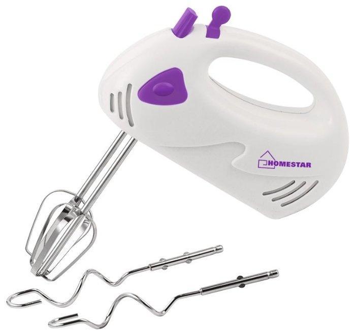 Миксер HOMESTAR HS-2005 (фиолетовый, белый)