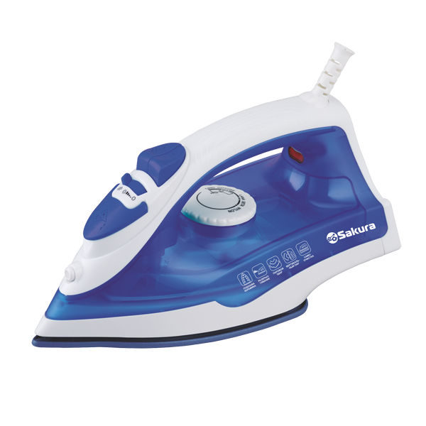 Утюг Sakura SA-3062CBL (синий, белый)