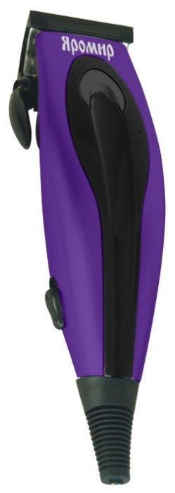 Машинка для стрижки головы Яромир ЯР-703, фиолетовый, черный