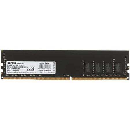 Оперативная память 8 GB DDR4 AMD R948G3206U2S-U (25600 МБ/с, 3200 МГц, CL16)
