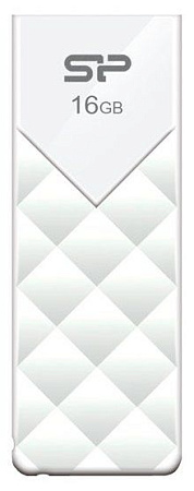 USB flash Silicon Power Ultima U03,(USB 2.0/16 Гб)-белый (SP016GBUF2U03V1W)