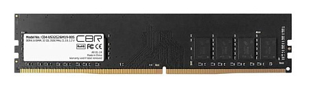 Оперативная память 1x32 GB DDR4 CBR CD4-US32G26M19-00S (21300 МБ/с, 2666 МГц, CL19)