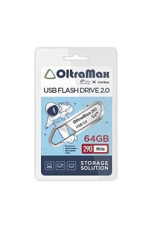 USB flash OltraMax 290,(USB 2.0/64 Гб)-белый ()