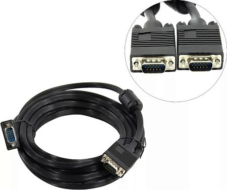 Кабель 5BITES APC-133-050 VGA-VGA (черный) (5 м)