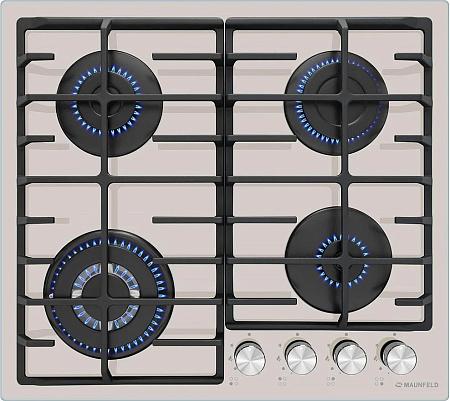 Варочная панель MAUNFELD EGHG.64.63CBG/G (бежевый)(газовая варочная поверхность) Варочная панель MAUNFELD EGHG.64.63CBG/G (бежевый)(газовая варочная поверхность)