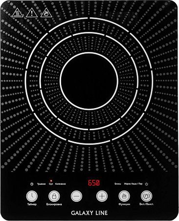 Плита настольная Galaxy GL3066 (черный)