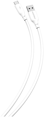 Кабель соединительный SmartBuy S25 (iK-3112-S25w) (USB 2.0 A-USB Type-C) белый 1 м