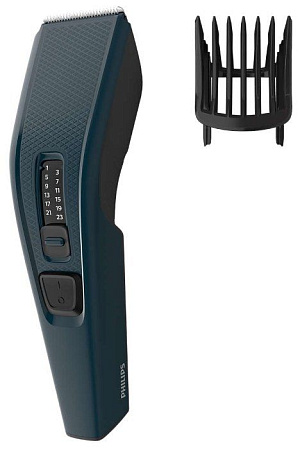 Машинка для стрижки головы Philips HC3505/15, черный, синий