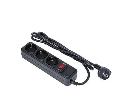 Сетевой фильтр ExeGate SP-3-3B 3 м, черный