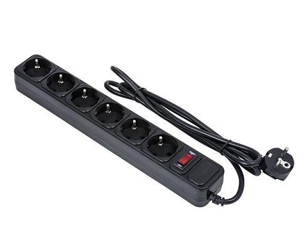 Сетевой фильтр ExeGate SP-6-3B 3 м, черный