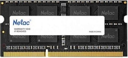 Оперативная память 8 GB DDR3L NETAC NTBSD3N16SP-08 (12800 МБ/с, 1600 МГц, CL11)