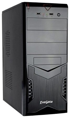 Корпус ExeGate CP-601 (mATX, ATX, черный, 350 Вт)/() Корпус ExeGate CP-601 (mATX, ATX, черный, 350 Вт)/()