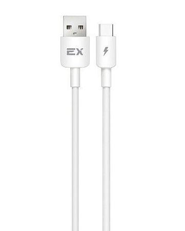 EXPLOYD EX-K-1000 Дата-кабель USB - TYPE-C 2.1A 1М круглый белый
