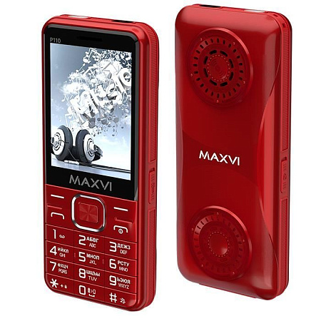 Мобильный телефон MAXVI P110,красный