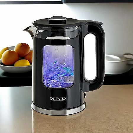 Электрический чайник DELTA LUX DE-1017 (черный)