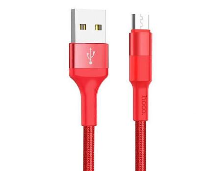 Кабель соединительный Hoco X26 Xpress (USB 2.0 A-Micro USB 2.0 B) красный 1 м Кабель соединительный Hoco X26 Xpress (USB 2.0 A-Micro USB 2.0 B) красный 1 м