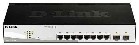 Маршрутизатор/коммутатор D-Link DGS-1210-10/F1