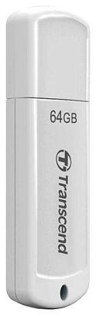 USB flash Transcend JetFlash 370,(USB 2.0/64 Гб)-белый (TS64GJF370)