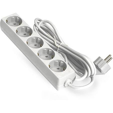 Сетевой фильтр ExeGate ECE-5-5W 5 м, белый