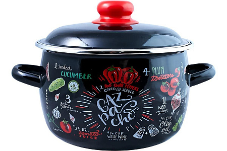 Кастрюля Appetite 1RC161M Gazpacho эмал сфер 2,0л (2 л )