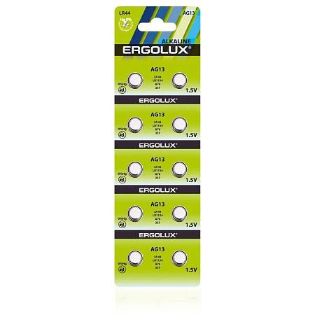 ERGOLUX (14324) AG13 BL-10 (AG13-BP10, LR44 /LR1154 /A76 /357 батарейка для часов)