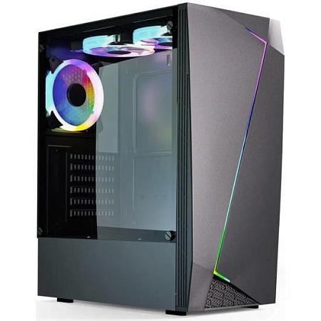 Корпус ABR ABR GQ-2 (ATX, Mini-ITX, micro-ATX, черный, без БП)/(GQ-2)