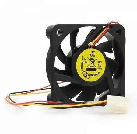 Вентилятор Gembird D50BM-12AS-R (4500 об/мин , 50x50x10 мм,3-pin)