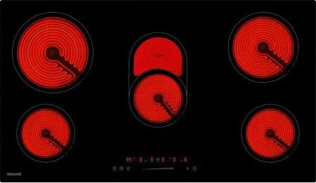 Варочная панель GRAUDE EK 90.0 S (черный)(электрическая варочная поверхность)