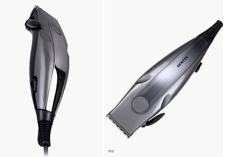 Машинка для стрижки волос CENTEK CT-2109, серый, хром