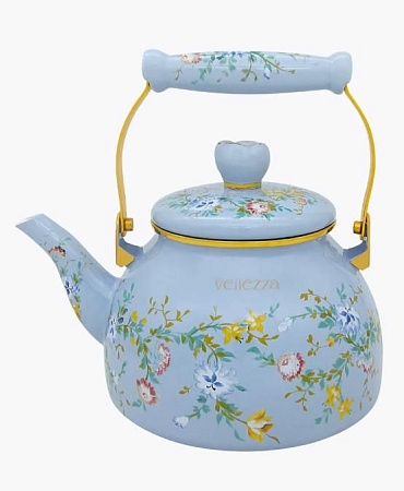 Чайник VELLEZZA VZ-8021BL рисунок, голубой