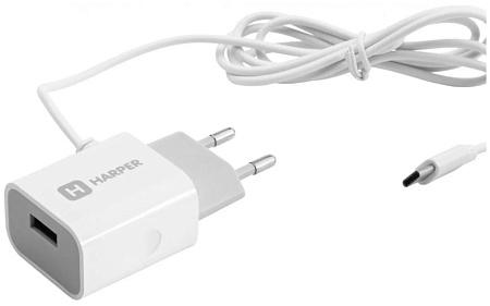 Сетевое зарядное устройство Harper WCH-5118 белый