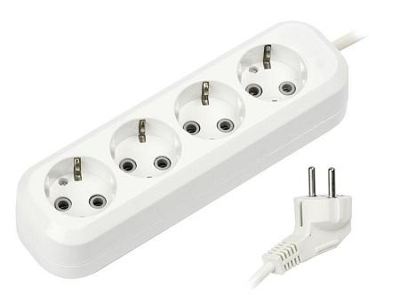 Сетевой фильтр SmartBuy SBE-16-4-05-Z 5 м, белый