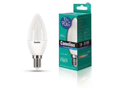 Лампа светодиодная Camelion LED10-C35/865 Е14 6500К 10 Вт Лампа светодиодная Camelion LED10-C35/865 Е14 6500К 10 Вт