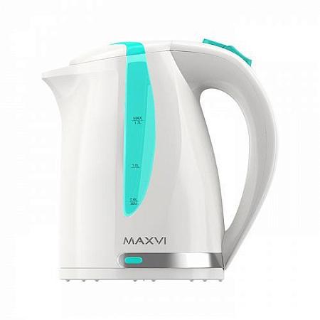 Электрический чайник MAXVI KE1701P (зеленый, белый)