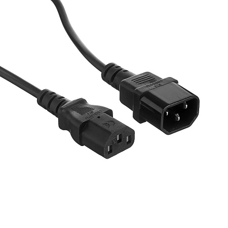 Кабель питания ExeGate Special EC-1,8S (IEC 320 C14-IEC 320 C13) черный 1,8 м