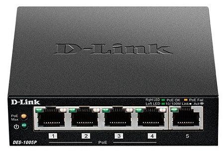 Маршрутизатор/коммутатор D-Link DES-1005P/B1