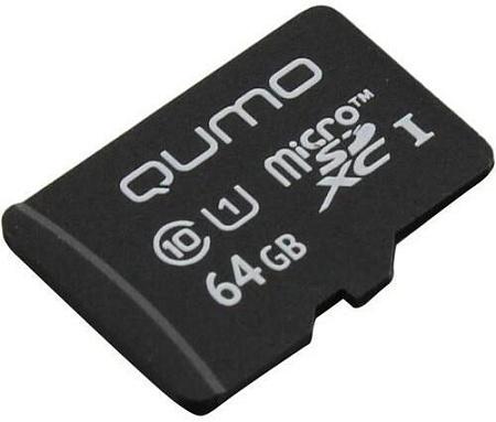 Карта памяти Qumo MicroSDXC Class 10 64 Гб (QM64GMICSDXC10U1NA) Карта памяти Qumo MicroSDXC Class 10 64 Гб (QM64GMICSDXC10U1NA)