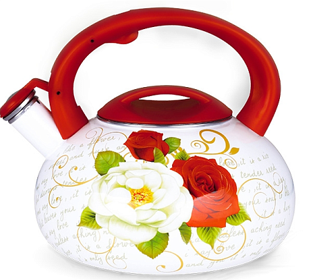 Чайник Lara LR00-28 красный, белый Чайник Lara LR00-28 красный, белый
