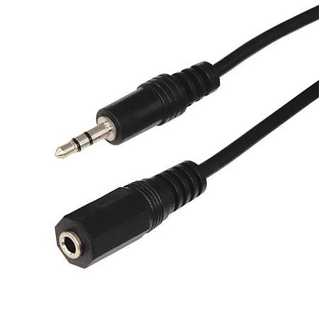 Кабель удлинительный Rexant 17-4008 3.5 mm jack-3.5 mm jack (черный) (10 м)