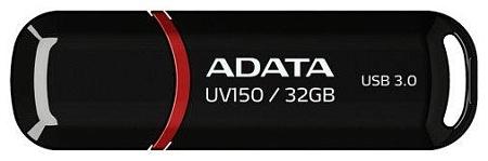 USB flash ADATA DashDrive UV150,(USB 3.0/32 Гб)-черный (AUV150-32G-RBK)
