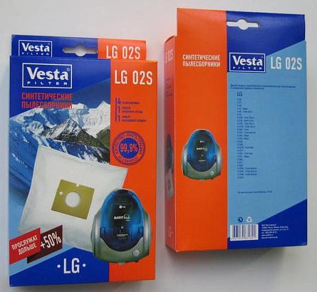 VESTA FILTER LG 02S синтетика комл. 4шт.+2 фильтра