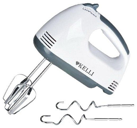 Миксер Kelli KL-5037 (серый, белый)