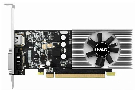 Видеокарта Palit GeForce GT 1030 2 Гб (NVIDIA GeForce GT 1030, GDDR4)/(NEC103000646-1082F) Видеокарта Palit GeForce GT 1030 2 Гб (NVIDIA GeForce GT 1030, GDDR4)/(NEC103000646-1082F)