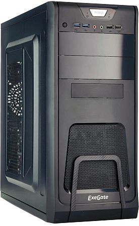 Корпус ExeGate CP-603UB (mATX, ATX, черный, без БП)/(EX283214RUS) Корпус ExeGate CP-603UB (mATX, ATX, черный, без БП)/(EX283214RUS)