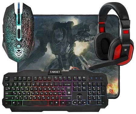 Комплект клавиатура и мышь Defender Target MKP-350 Комплект клавиатура и мышь Defender Target MKP-350