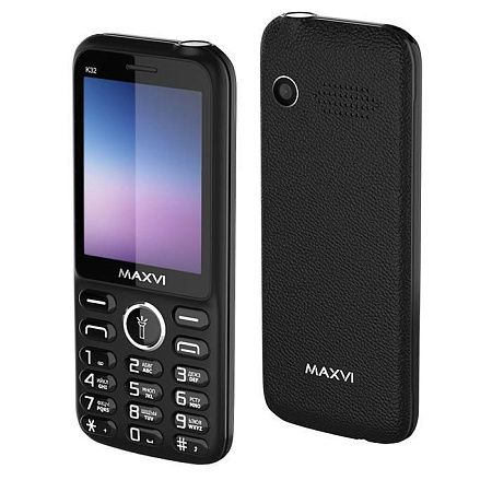 Мобильный телефон MAXVI K32,черный Мобильный телефон MAXVI K32,черный