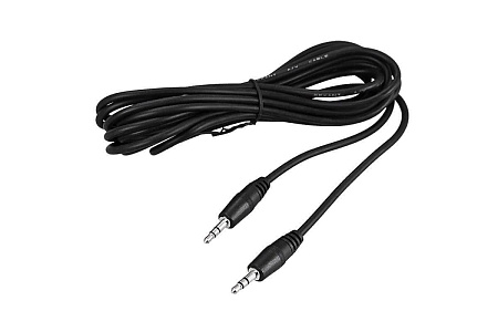 Кабель соединительный Rexant 17-4105 3.5 mm jack-3.5 mm jack (черный) (5 м) Кабель соединительный Rexant 17-4105 3.5 mm jack-3.5 mm jack (черный) (5 м)