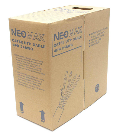 Витая пара Neomax NM10001 (UTP, 305 м, 5e cat.)